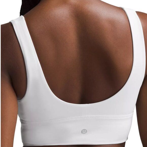 White lululemon Align™ V-Neck Bra  Light Support, C/D Cup - WHITE - Picture 3 of 3